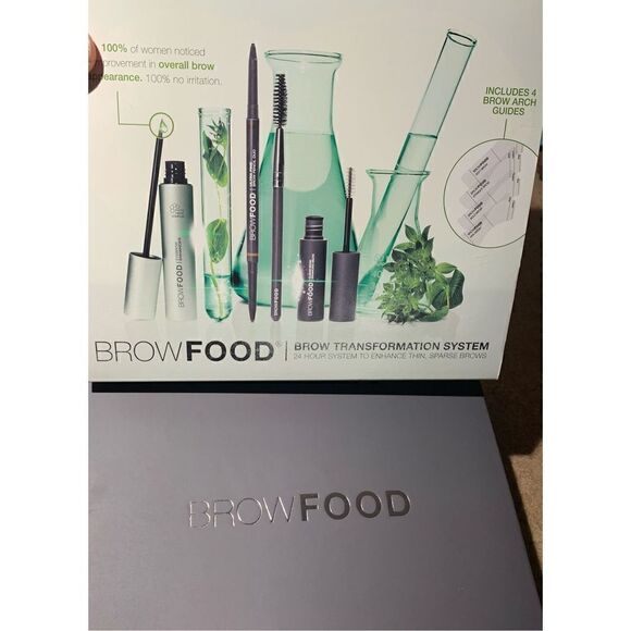 NEW IN BOX EYE BROW FOOD eyebrow TRANSFORMATION SYSTEM retail $70 - Picture 3 of 3
